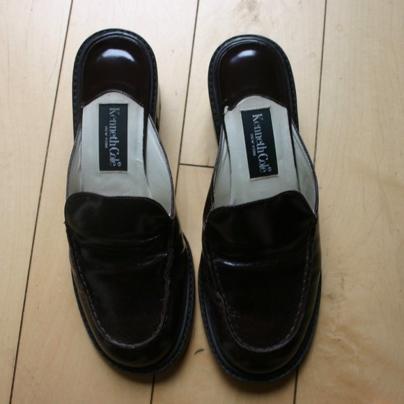 KENNETH COLE of New York Loafer/Slide Brown/Cordovan Color 8B Made in Brazil - Picture 15 of 15
